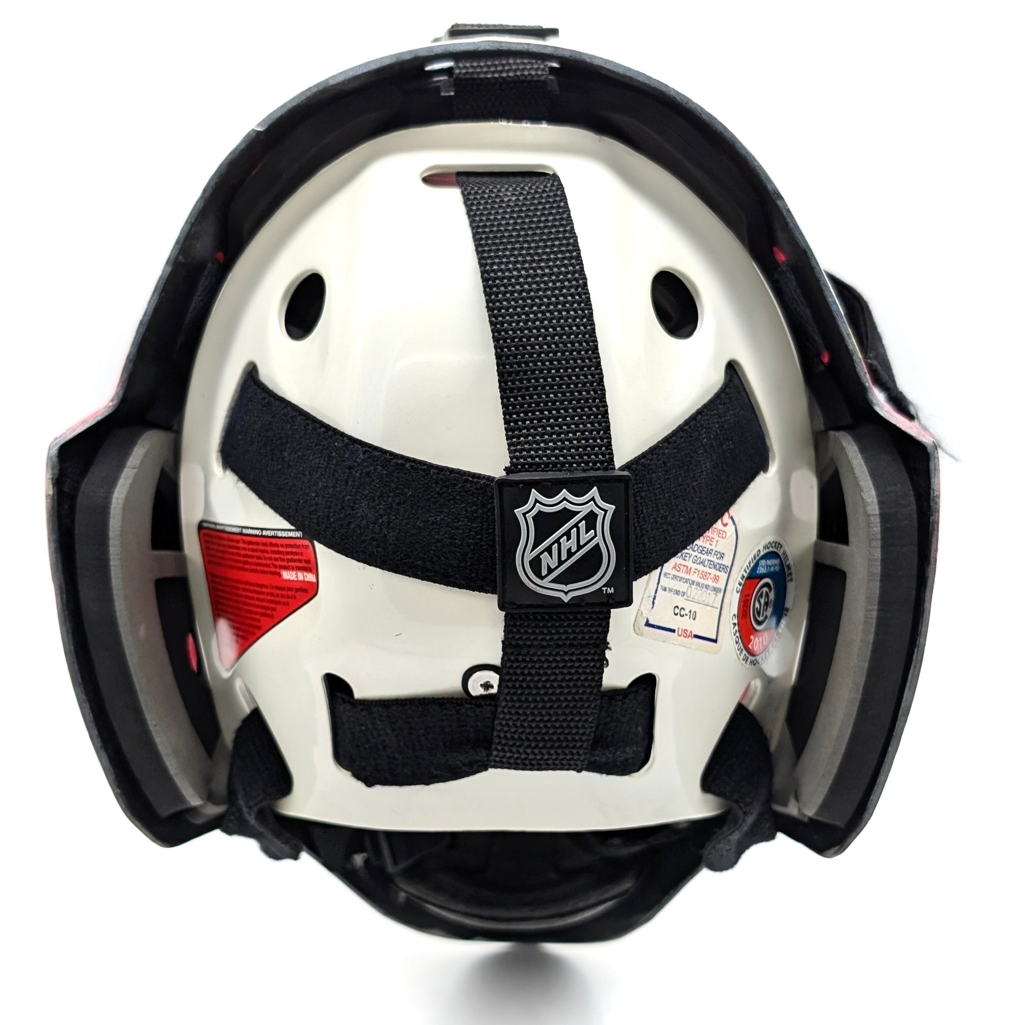 Bauer NME7 - Used Goalie Helmet *Team Canada Graphic*